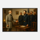 Lee Surrender to Grant – Canvas Art Print | Canvas of America