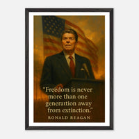 Ronald Reagan - Peace Through Strength – Canvas Art Print | Canvas of America