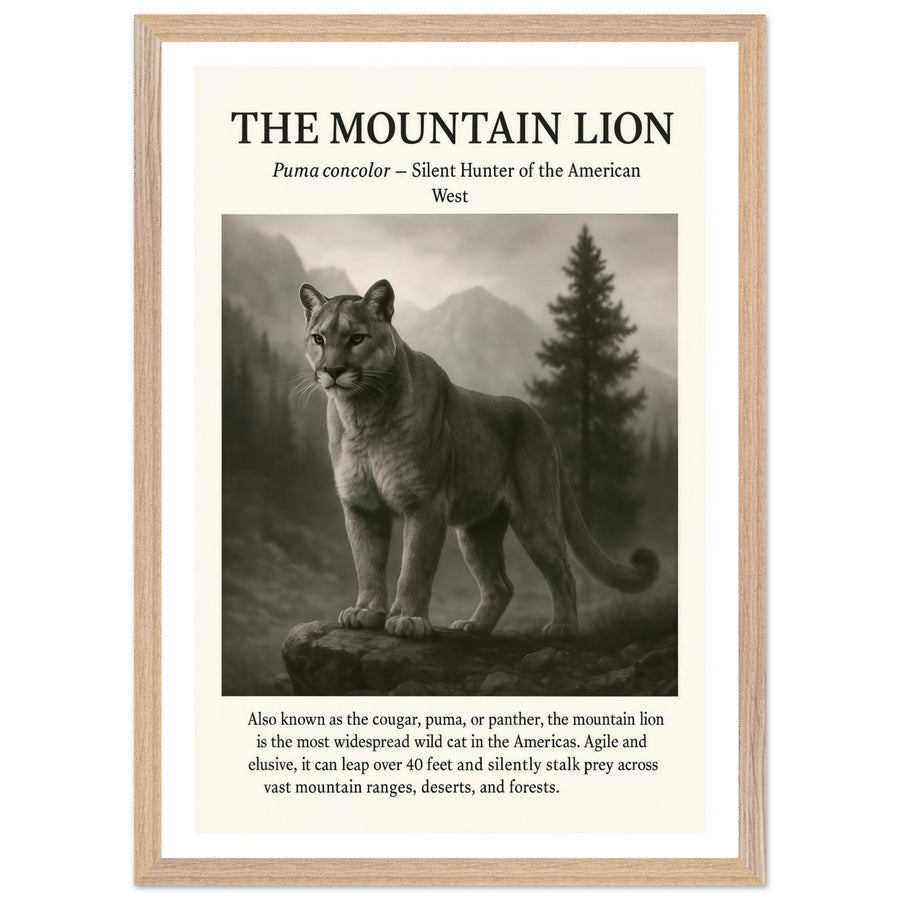 The Mountain Lion – Canvas Art Print | Canvas of America