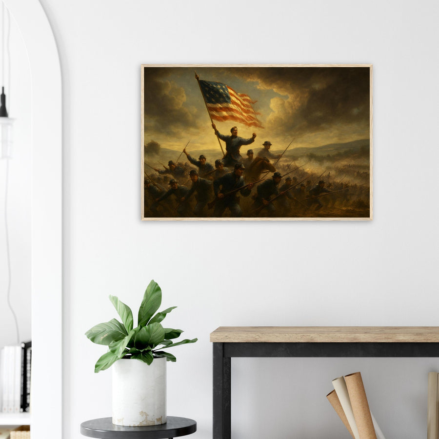Union Charge at Gettysburg – Canvas Art Print | Canvas of America