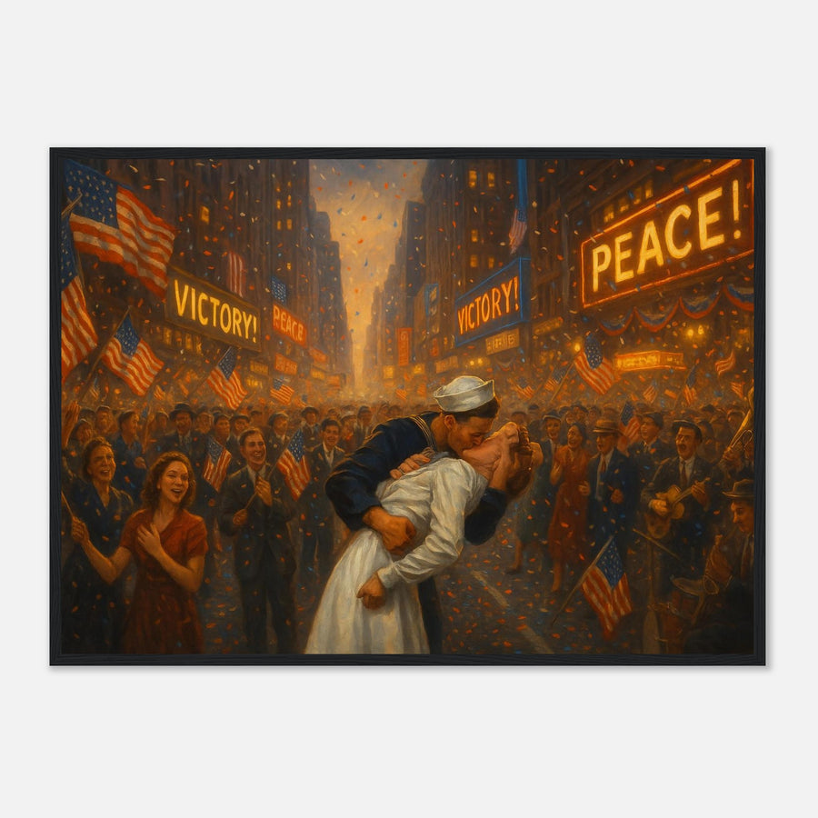 V Day on Times Square – Canvas Art Print | Canvas of America