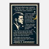 JFK - Words that Moved a Nation – Canvas Art Print | Canvas of America