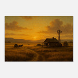 Homestad on the Prairie – Canvas Art Print | Canvas of America