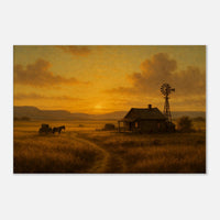 Homestad on the Prairie – Canvas Art Print | Canvas of America