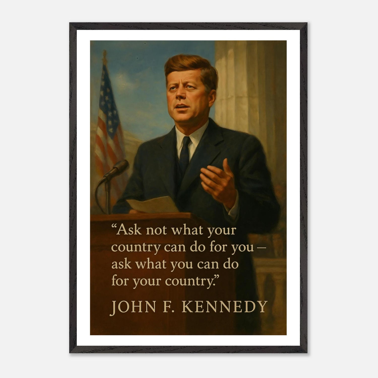 JFK - A Profile in Courage – Canvas Art Print | Canvas of America