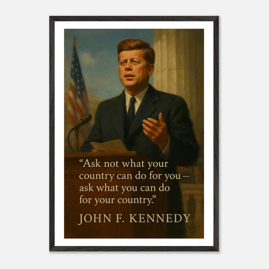 JFK - A Profile in Courage – Canvas Art Print | Canvas of America