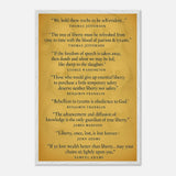 Founding Fathers - Words of Wisdom – Canvas Art Print | Canvas of America