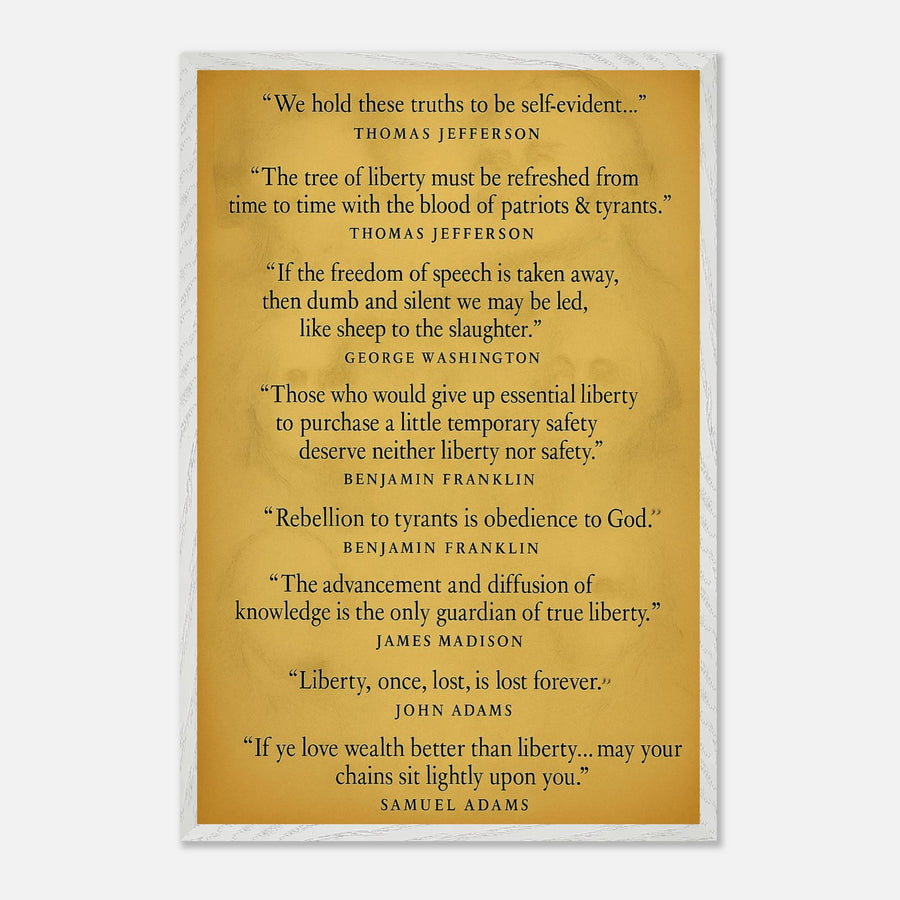 Founding Fathers - Words of Wisdom – Canvas Art Print | Canvas of America