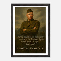 Dwight D. Eisenhower - The Dog in the Fight – Canvas Art Print | Canvas of America