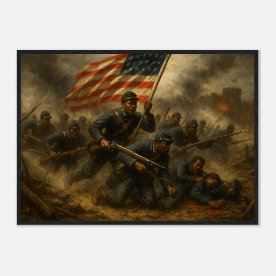 54th Massachusetts – Canvas Art Print | Canvas of America