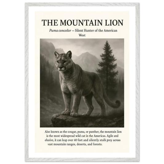 The Mountain Lion – Canvas Art Print | Canvas of America