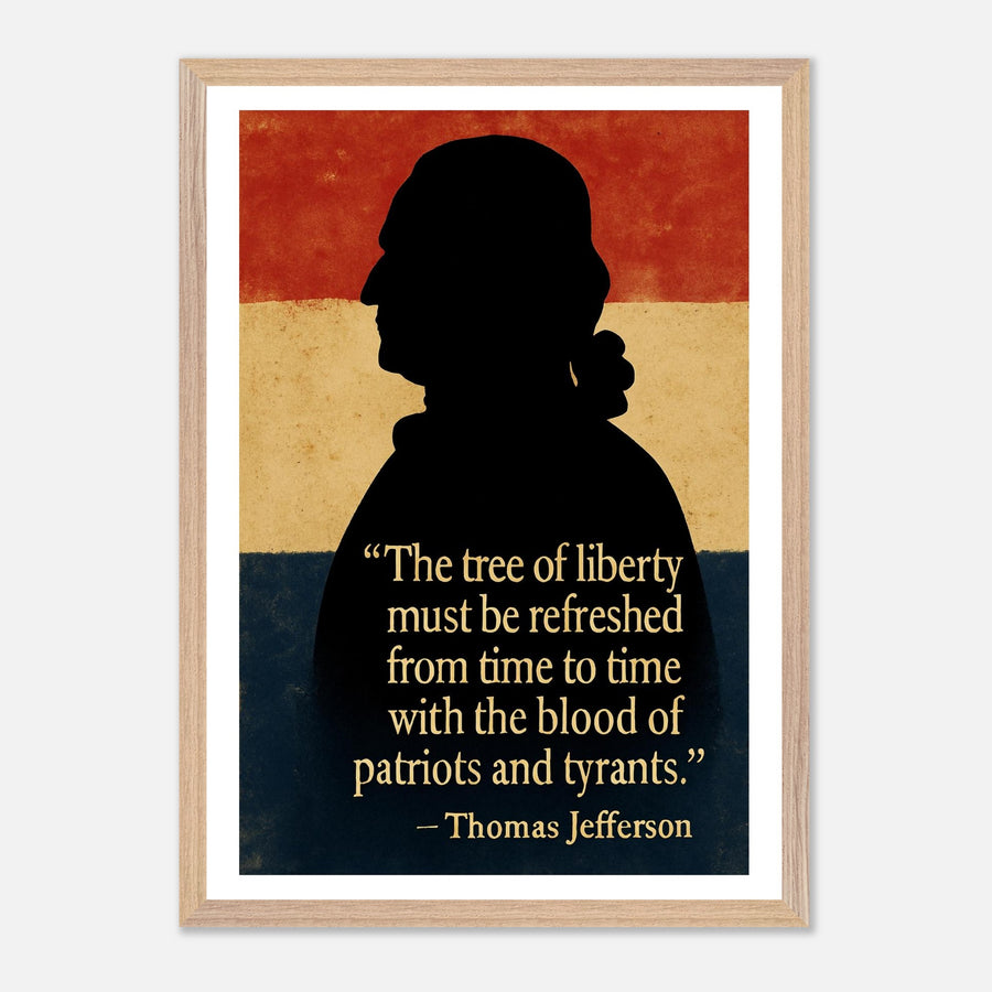 Thomas Jefferson - Blood of Patriots – Canvas Art Print | Canvas of America