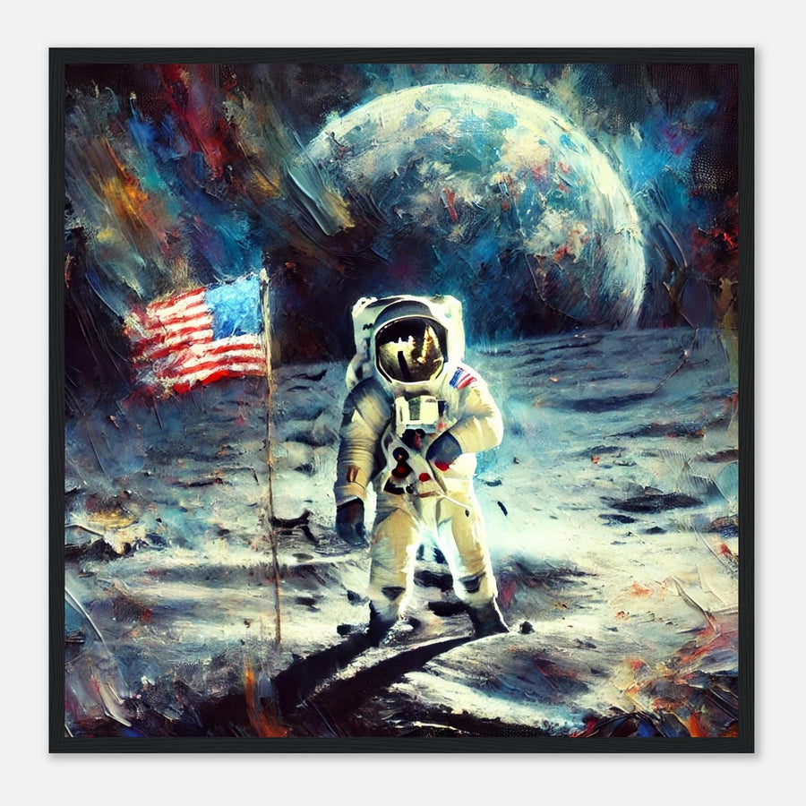 One Giant Leap for Mankind – Canvas Art Print | Canvas of America