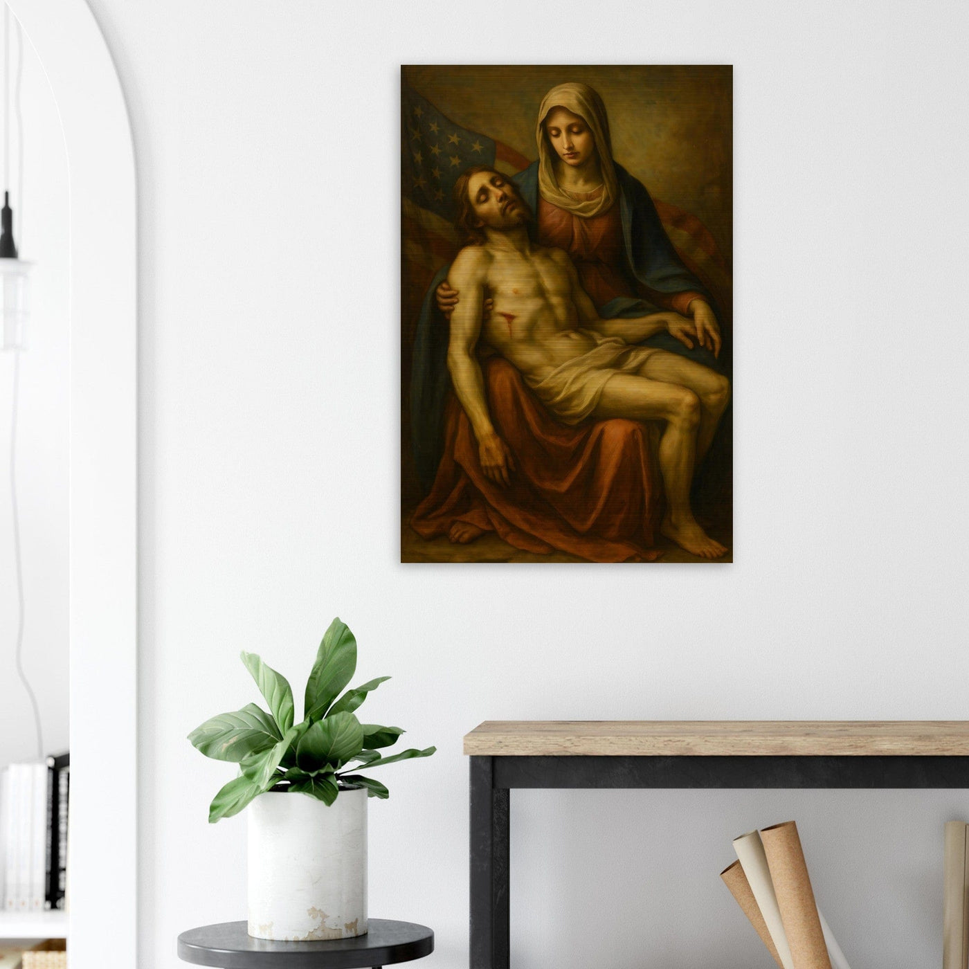 The American Pietà – Canvas Art Print | Canvas of America