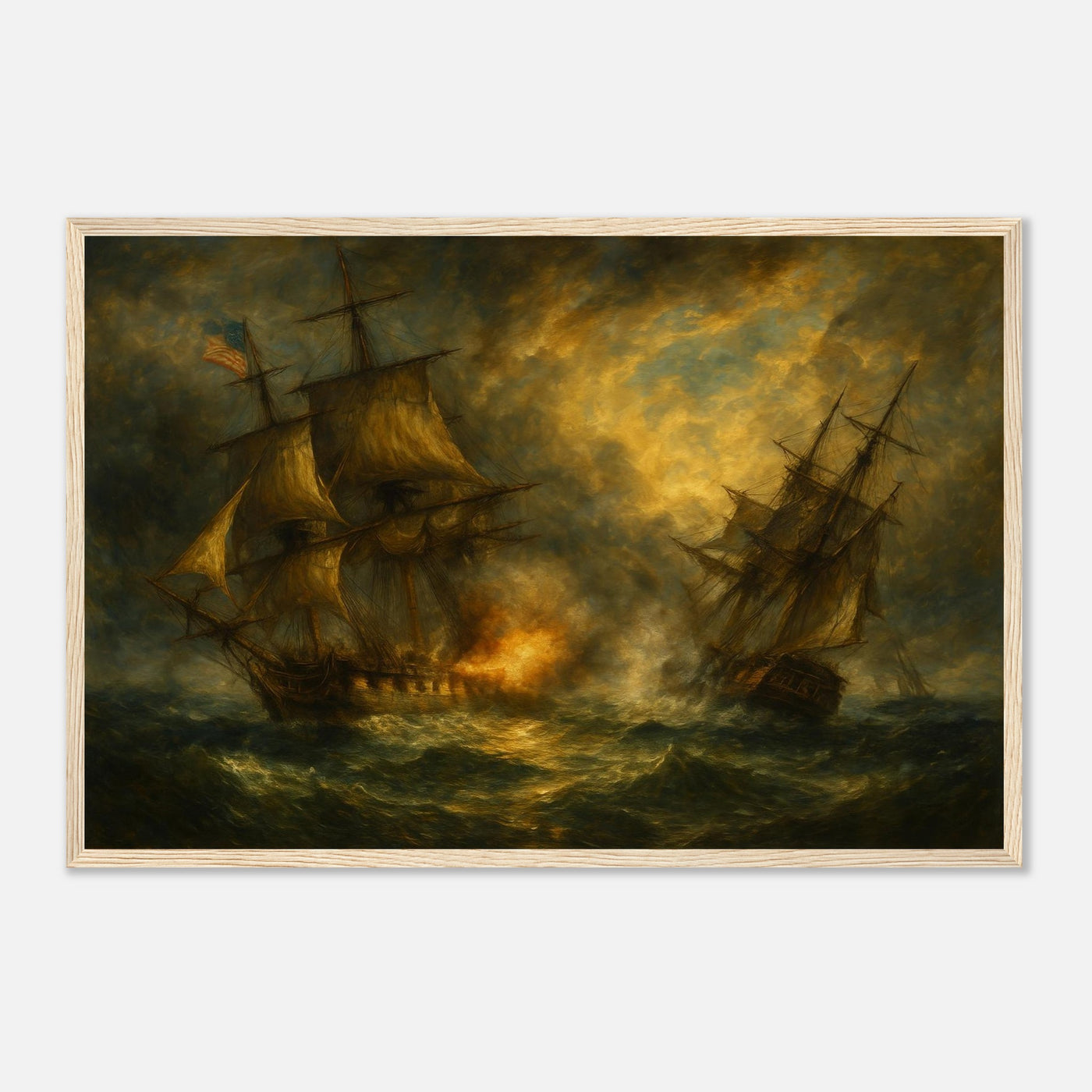 1812 Battle at Sea – Canvas Art Print | Canvas of America