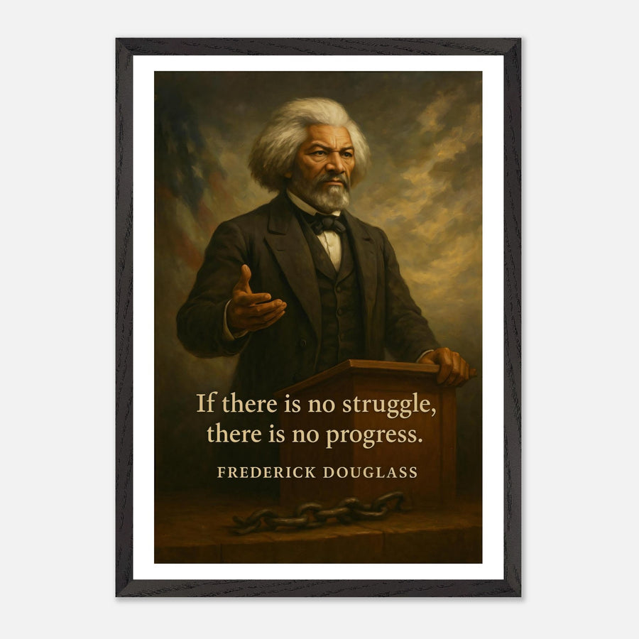 Frederick Douglass - Orater of Progress – Canvas Art Print | Canvas of America