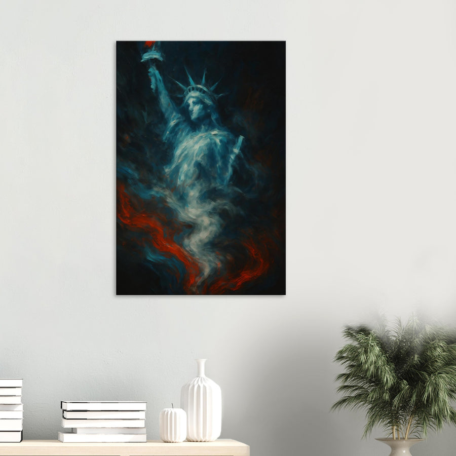 Smoking Liberty – Canvas Art Print | Canvas of America