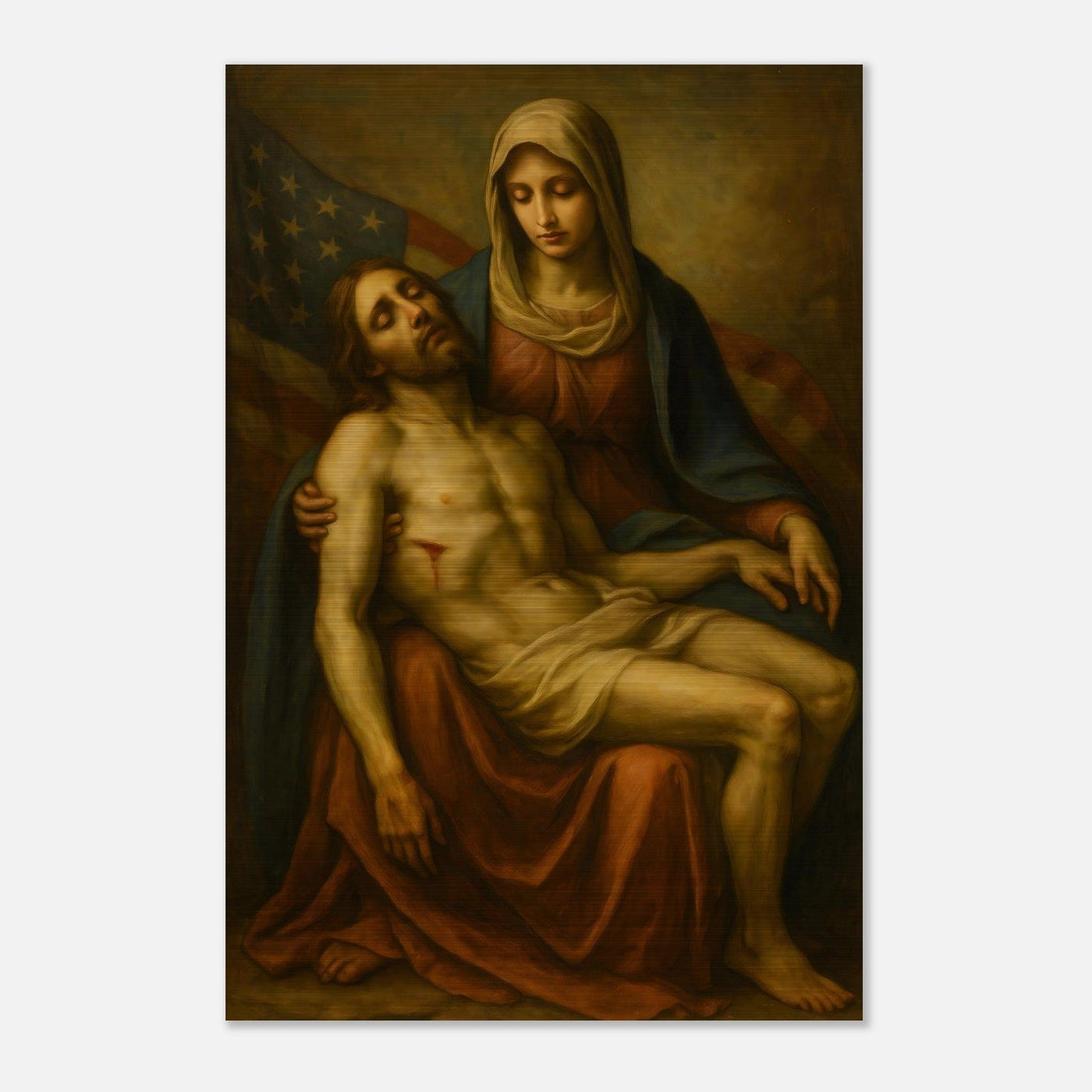The American Pietà – Canvas Art Print | Canvas of America