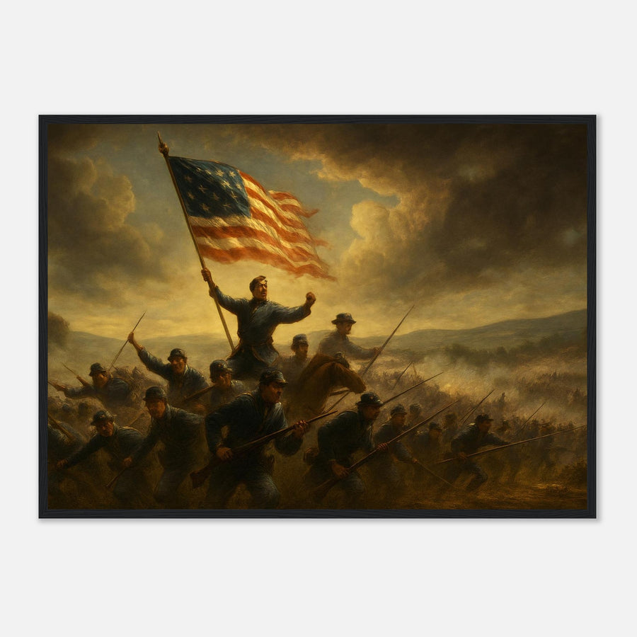 Union Charge at Gettysburg – Canvas Art Print | Canvas of America