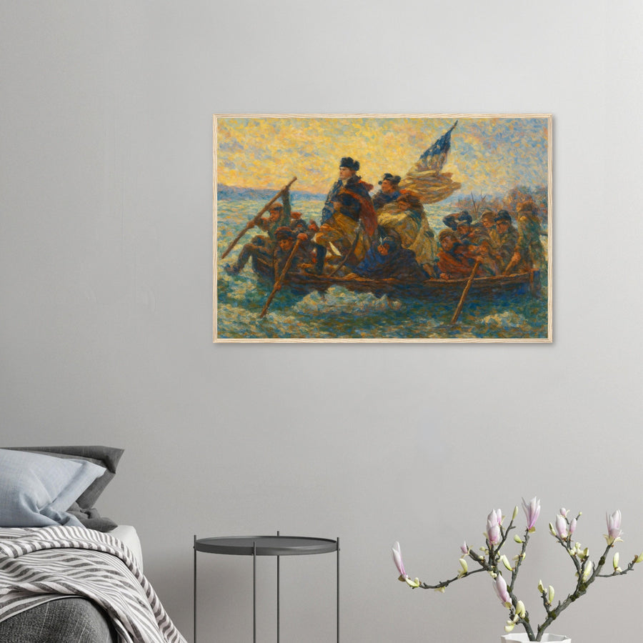 Delaware Crossing - Impressionism – Canvas Art Print | Canvas of America
