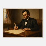 Writing the Emancipation Proclamation – Canvas Art Print | Canvas of America