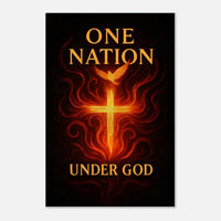 One Nation, Born in Fire, under God – Canvas Art Print | Canvas of America