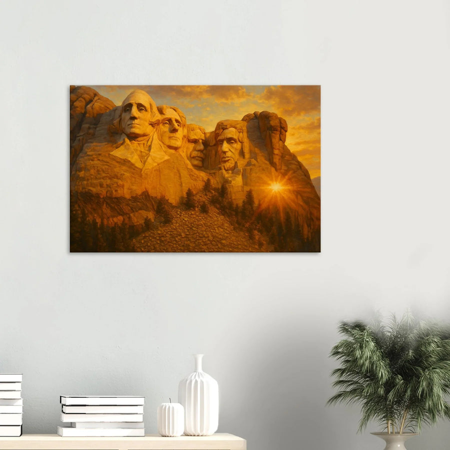 Mount Rushmore at Sunset – Canvas Art Print | Canvas of America