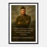 Dwight D. Eisenhower - The Dog in the Fight – Canvas Art Print | Canvas of America
