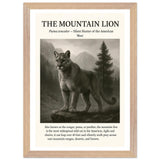 The Mountain Lion – Canvas Art Print | Canvas of America