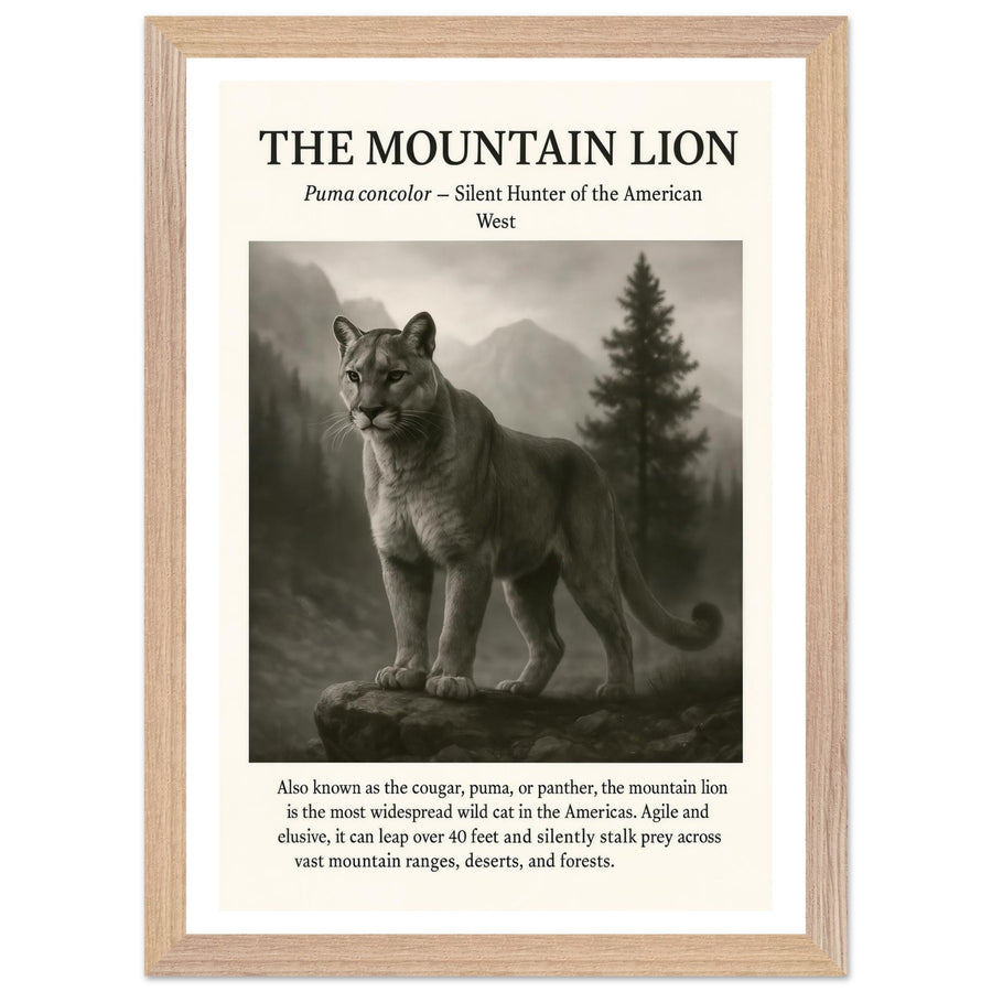 The Mountain Lion – Canvas Art Print | Canvas of America
