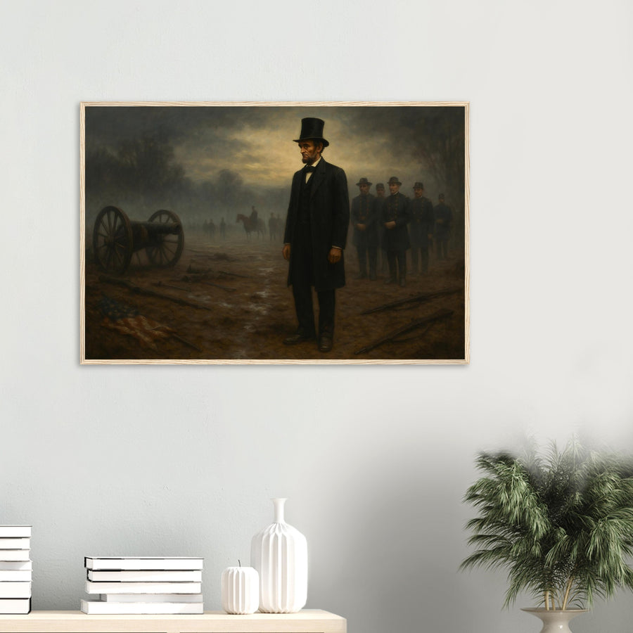 Lincoln visiting Antietam – Canvas Art Print | Canvas of America