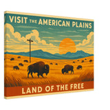 Visit the American Plains – Canvas Art Print | Canvas of America