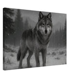 American Grey Wolf – Canvas Art Print | Canvas of America
