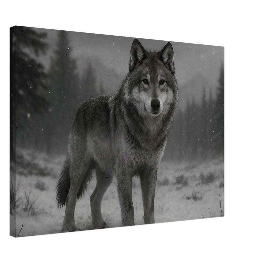 American Grey Wolf – Canvas Art Print | Canvas of America