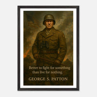 Goerge S. Patton - Born to Lead – Canvas Art Print | Canvas of America