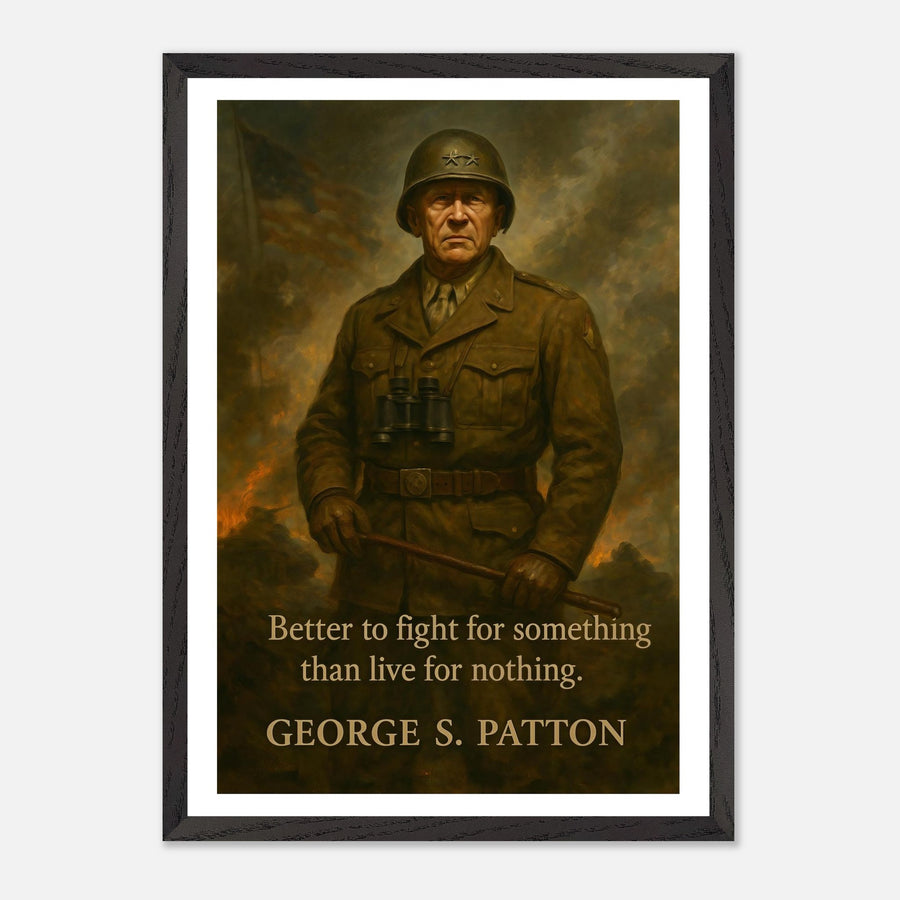 Goerge S. Patton - Born to Lead – Canvas Art Print | Canvas of America