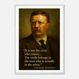 Theodore Roosevelt - The Man in the Arena – Canvas Art Print | Canvas of America