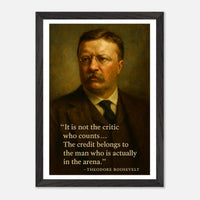Theodore Roosevelt - The Man in the Arena – Canvas Art Print | Canvas of America