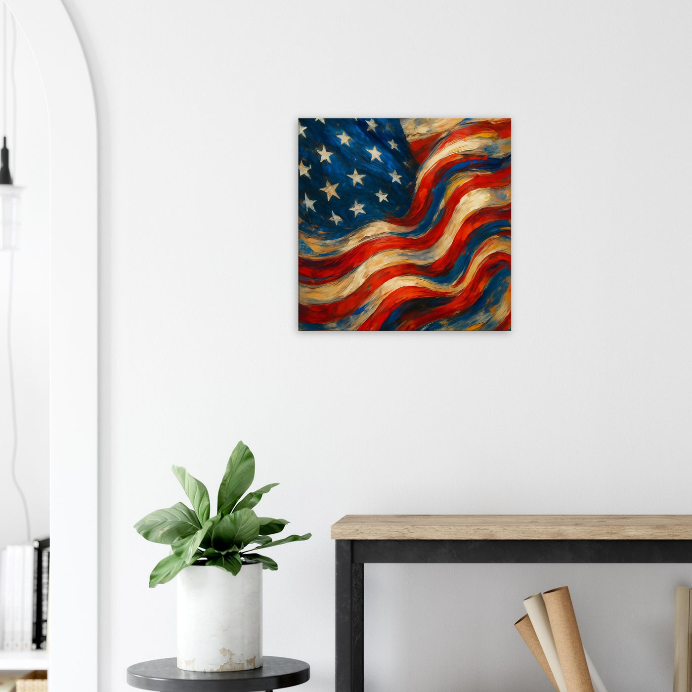 Waving Banner – Canvas Art Print | Canvas of America