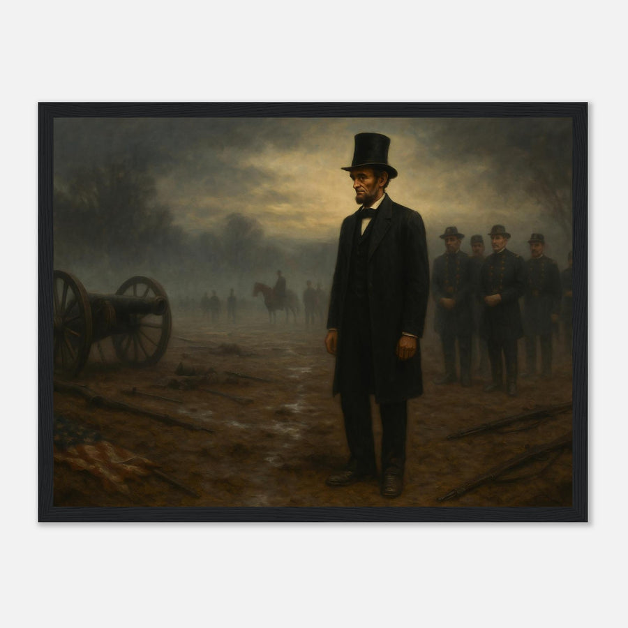 Lincoln visiting Antietam – Canvas Art Print | Canvas of America