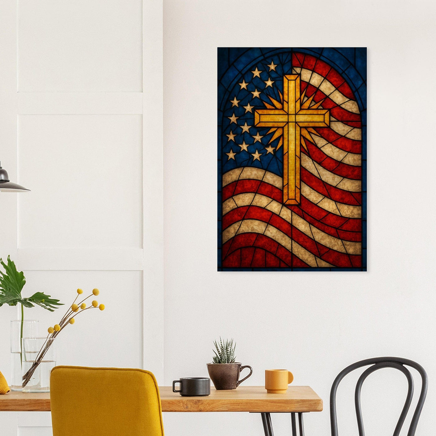 Stars & Cross – Canvas Art Print | Canvas of America