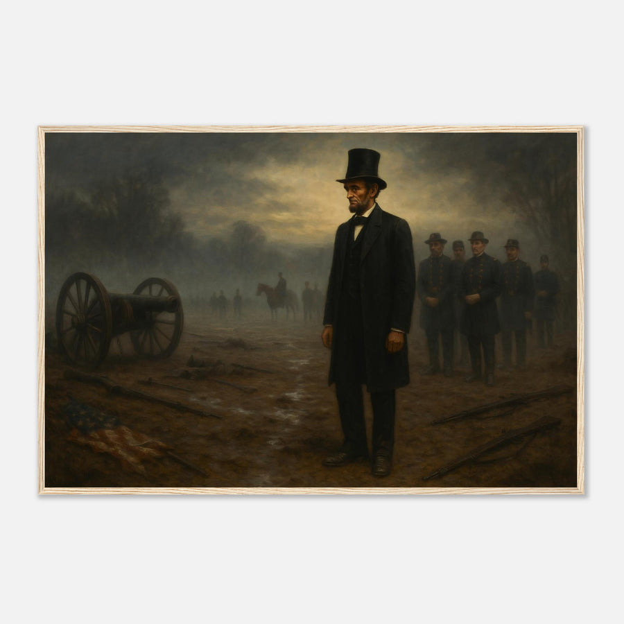 Lincoln visiting Antietam – Canvas Art Print | Canvas of America