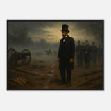 Lincoln visiting Antietam – Canvas Art Print | Canvas of America