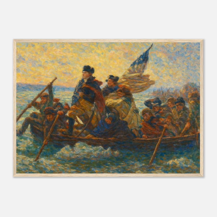 Delaware Crossing - Impressionism – Canvas Art Print | Canvas of America