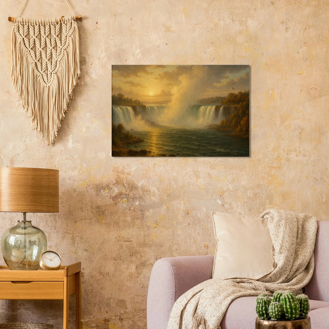 Niagara Falls at Sunset – Canvas Art Print | Canvas of America