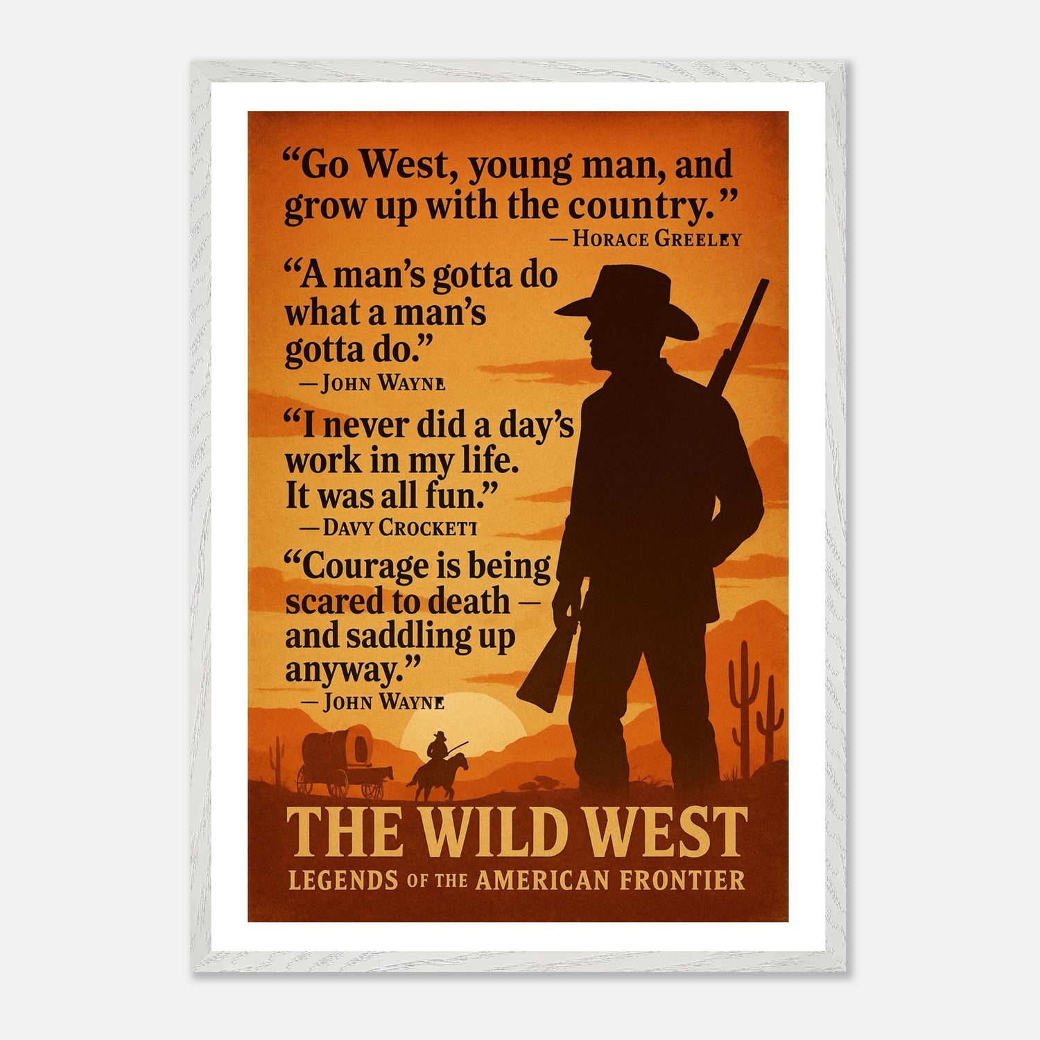 The Wild West - Highwaymen – Canvas Art Print | Canvas of America