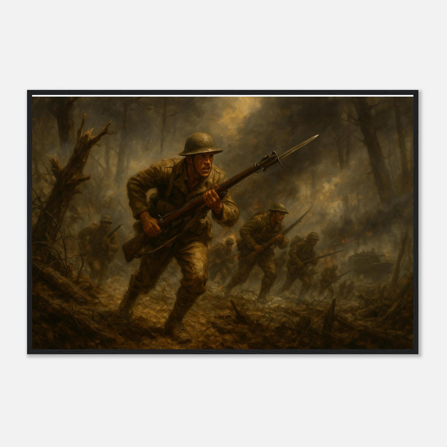 Battle of Belleau Wood WW1 – Canvas Art Print | Canvas of America