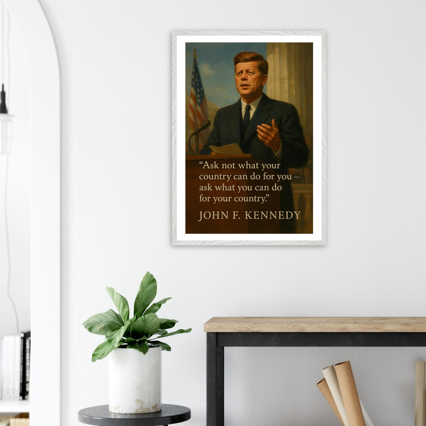 JFK - A Profile in Courage – Canvas Art Print | Canvas of America