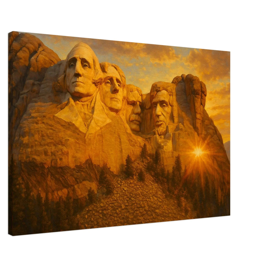 Mount Rushmore at Sunset – Canvas Art Print | Canvas of America