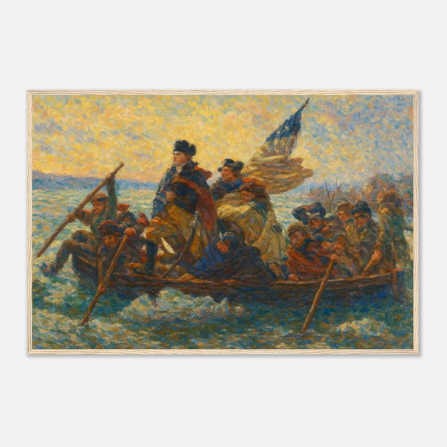 Delaware Crossing - Impressionism – Canvas Art Print | Canvas of America